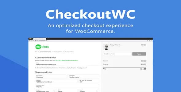 CheckoutWC - Optimized Checkout Page Plugin for WooCommerce