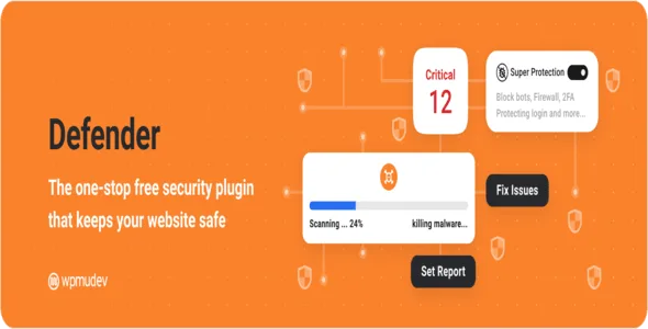 Defender Security Pro – Malware Scanner, Login Security & Firewall Plugin