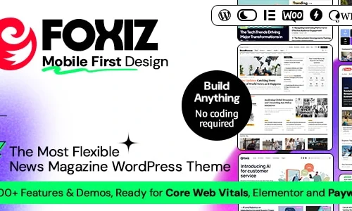 Foxiz - WordPress Newspaper News and Magazine Theme