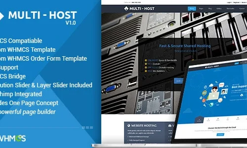 Multi Host - WHMCS Hosting Wordpress Theme 3.0