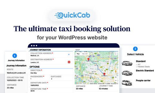 QuickCab - WooCommerce Taxi Booking Plugin 1.3.5