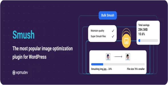 WP Smush Pro - Image Compression Plugin for Wordpress
