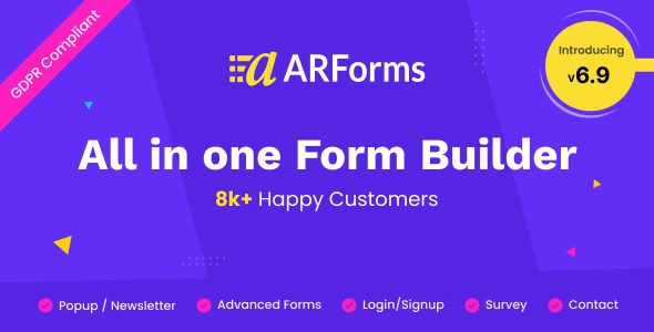 ARForms - Wordpress Form Builder Plugin, Contact form