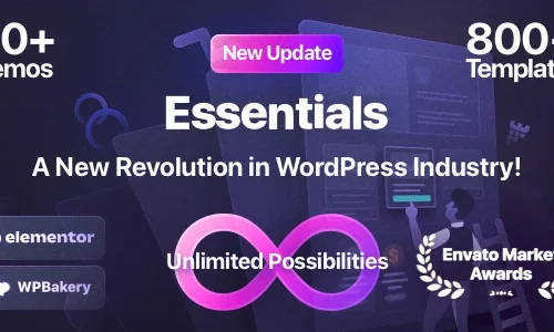 Essentials - Multipurpose WordPress Theme