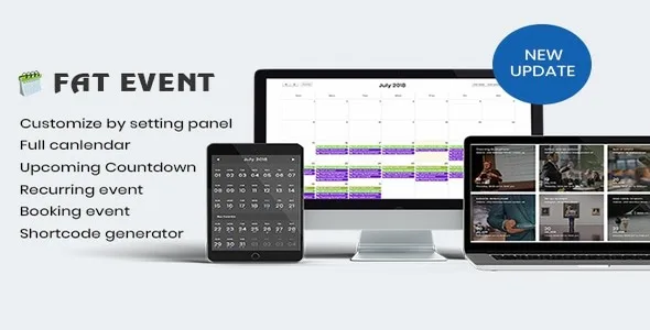 FAT Event – WordPress Event and Calendar Booking Plugin