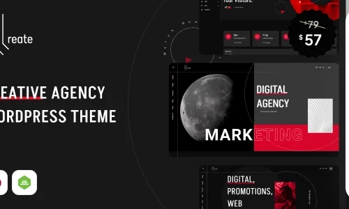 Qreate – Creative Agency WordPress Theme