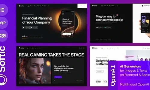 Softic - SaaS Software & Application WordPress Theme