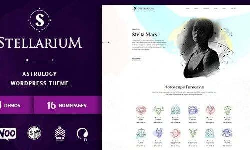Stellarium – Horoscope and Astrology WordPress Theme