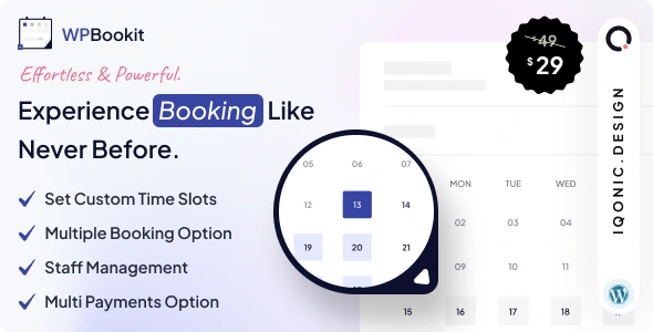 WPBookit - Appointment Booking WordPress Plugin