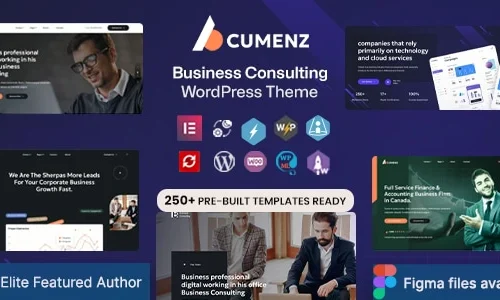 Acumenz - Business & Consulting WordPress Elementor Theme