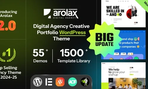 Arolax | Creative Digital Agency Theme