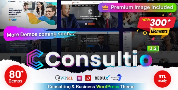 Consultio - Consulting Corporate WordPress Theme