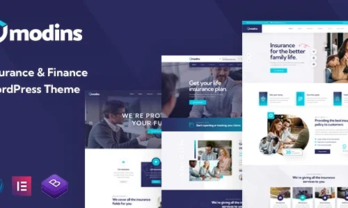 Modins - Insurance & Finance WordPress Theme