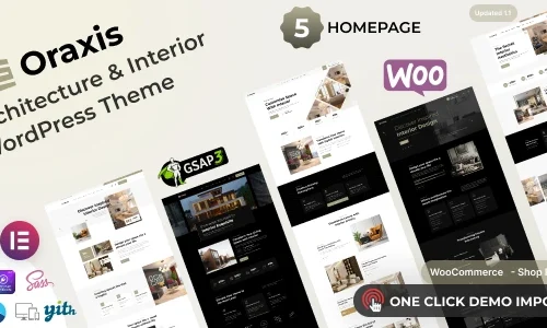 Oraxis - Architecture and Interior Design WordPress Theme