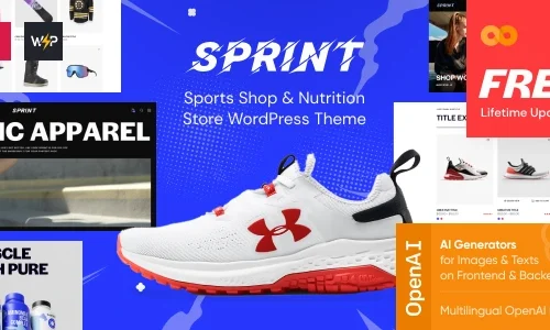 Sprint - Sports Shop & Nutrition Store WordPress Theme