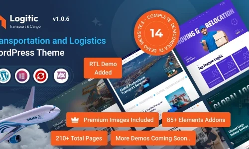 Logitic - Transportation & Logistics WordPress Theme