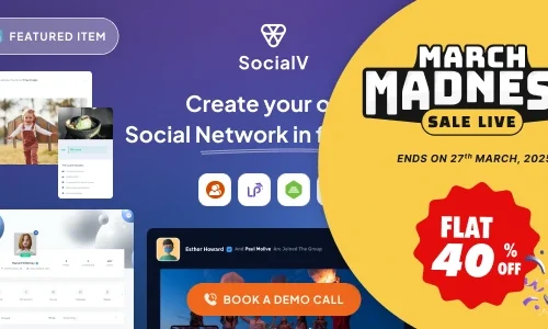 SocialV - Social Network and Community BuddyPress Theme
