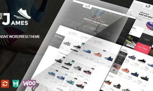 James - Responsive WooCommerce Shoes Theme