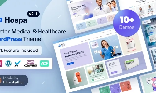 Hospa - Doctors, Medical Clinic & Hospital WordPress Theme