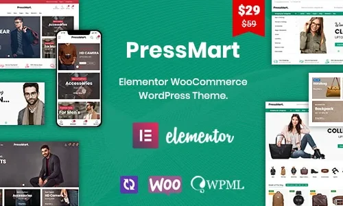 PressMart - Modern Elementor WooCommerce WordPress Theme
