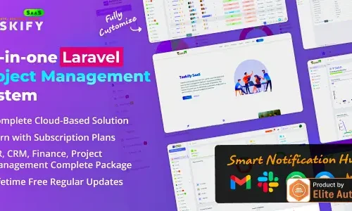 Taskify SaaS - Project Management System in Laravel