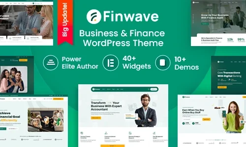 Finwave - Business and Finance WordPress Theme