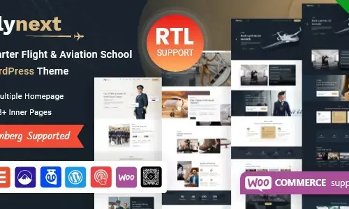Flynext - Multipurpose Aviation WordPress Theme