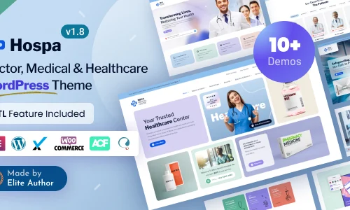 Hospa - Doctors, Medical Clinic & Hospital WordPress Theme