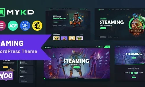 MYKD - eSports and Gaming NFT WordPress Theme