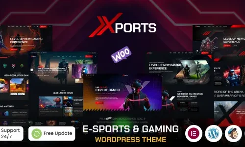 Xports - eSports and Gaming WordPress Theme