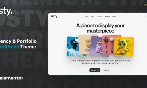 Osty – Creative Agency and Portfolio Theme