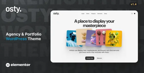 Osty – Creative Agency and Portfolio Theme