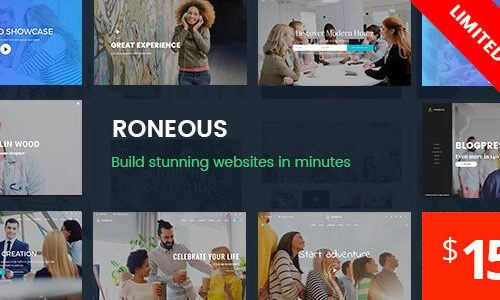 Roneous - Creative Multi-Purpose WordPress Theme