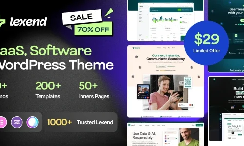 Lexend - Software, SaaS & Startup WordPress Theme