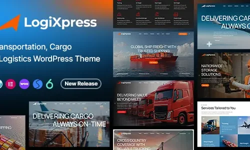 LogiXpress - Transportation, Cargo & Logistics WordPress Theme