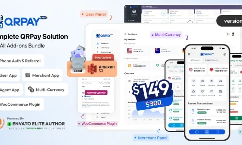 QRPay Pro - Complete QRPay Solution with All Add-ons Bundle