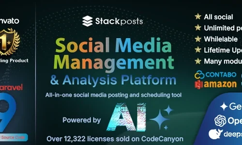 Stackposts - AI Social Media Management & Marketing SaaS Platform