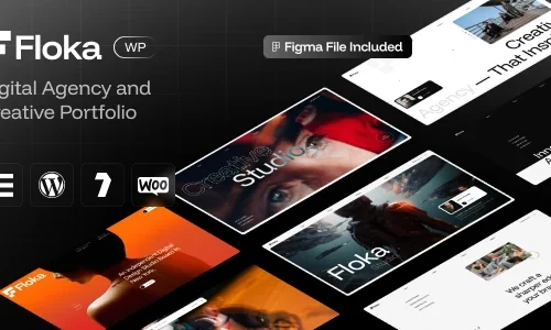 Floka - Digital Agency & Portfolio WordPress Theme
