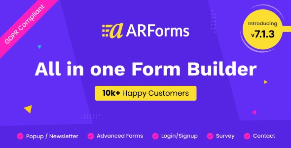 ARForms – WordPress Form Builder Plugin, Contact form
