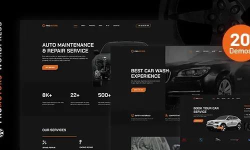 ProMotors - Car Service and Detailing WordPress Theme