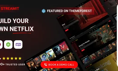 Streamit - Movie Streaming WordPress Theme for OTT & Video