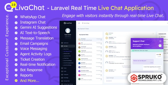 LivaChat – Real-Time Live Chat CRM to Boost Sales & Support