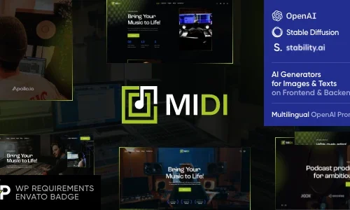 Midi - Sound & Music School WordPress Theme