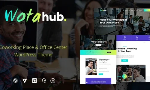 WotaHub | Coworking Space & Office Center WordPress Theme