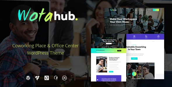 WotaHub | Coworking Space & Office Center WordPress Theme